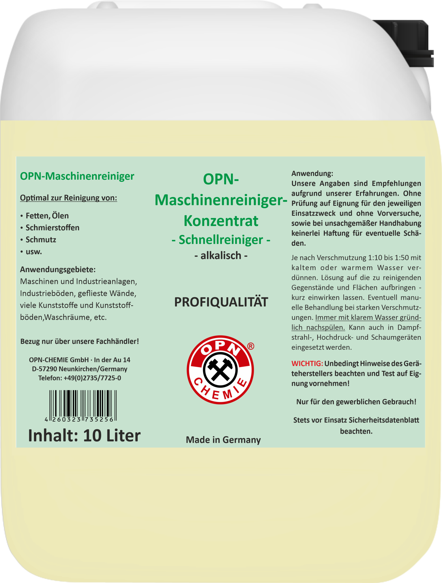 OPN-Cockpit Care Spray - OPN-CHEMIE GMBH