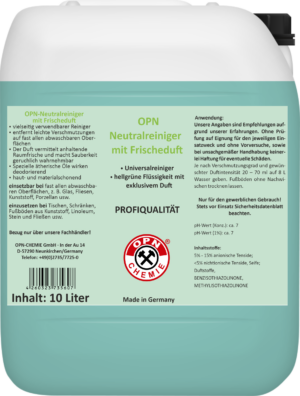 OPN-Neutralreiniger mit Frischeduft (10 L)