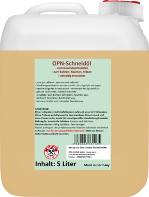 Spezial-Kühlmittel für die Schweisstechnik - Variante: OPN-Spezial- Kühlmittel, 5 l Kanister, farblos