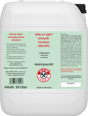 OPN-UF 2001® Schweißemulsion MILCHIG (10 L)