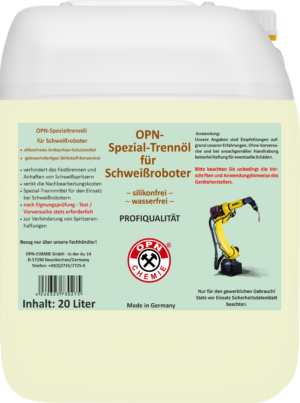 OPN-Spezial-Trennöl für Schweißroboter (20 L)
