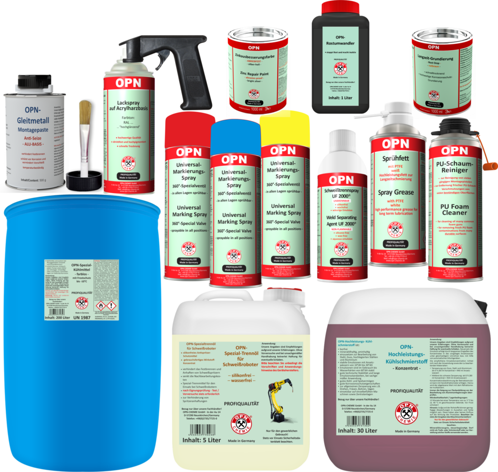 Produkt bersicht OPN CHEMIE GmbH